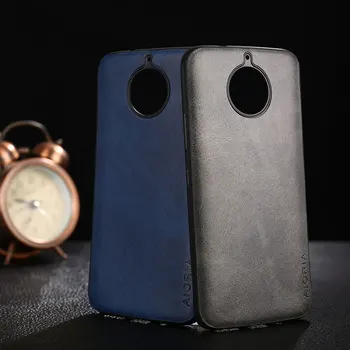 Caz pentru Motorola Moto G7 G6 G5S Plus coque de Lux Vintage din piele Piele cu acoperire moale pentru Moto G6 G7 G5S Plus caz funda capa