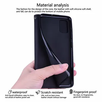 Caz Pentru Poco M3 Acoperă Capa Telefon Flip Coajă de Protecție Pentru Funda Xiaomi M3 M 3 Cazuri de Moda din Piele PU Portofel Protector Carte