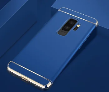 Caz Pentru Samsung Galaxy A6 Acoperi A6 Plus caz Regale de Aur de Metal de Placare Greu de Îndepărtat Caz pentru Samsung A6 Plus caz kimTHmall