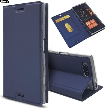 Caz pentru Sony Xperia X Compact Flip Cover Telefon Caz Magnetic de adsorbție a Acoperi Super-subțire Mat Touch