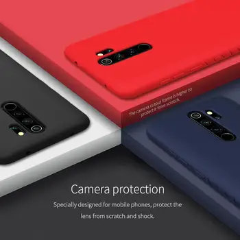 Caz Pentru Xiaomi Redmi Nota 8 Pro NILLKIN Cauciuc Înfășurat Anti-Șoc TPU moale Înapoi Caz Acoperire pentru Xiaomi Redmi Nota 8 7 7 Pro
