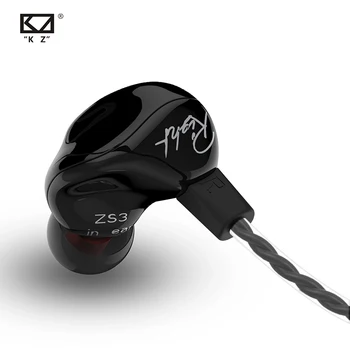 CCA KZ ZS3 Ergonomic Cablu Detașabil cască setul cu Cască În Ureche Monitoare Audio Izolarea Zgomotului de Muzică Hifi Sport Pavilioane