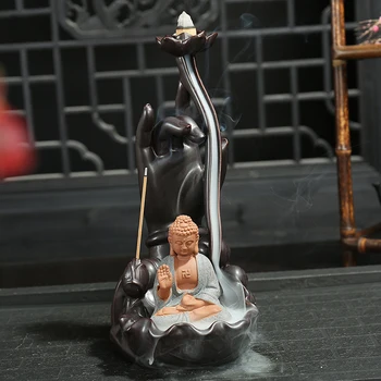 Ceramica de Retenție Arzător de Tămâie Tathagata Buddha Tămâie Stick Titularul 10buc Con Tămâie Biroul de Acasă Ceainărie Bouddha Decor