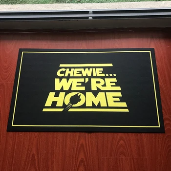 Chewie suntem Acasă Personalizat Amuzant Preș bine ati venit pe Podea, Covor, Covor Podea Dormitor Picior Mat În Hol