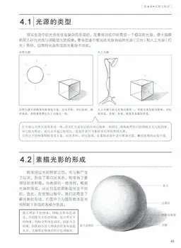 Chineză Schiță creion pictura Carte: Pornind de la Zero Schiță Curs de Bază de învățare de bază de desen Schiță tehnici de carte de Artă