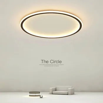 Circular Ultra-Subțire LED Candelabru de Lumini Nou, Modern, Simplu de Tavan pentru Camera de zi, Dormitor, Camera de Lumină 110v/220v Decor Acasă