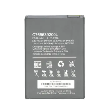 Ciszean 10x 3.7 V 2000mAh Baterie de schimb C765539200L Pentru BLU Studio G2 HD S530 S550Q X8 HD C765 baterii