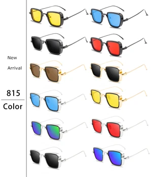 Clasic, Gotic, Punk ochelari de Soare Barbati Design 2021 Tendință de Epocă Pătrat Ochelari de Soare de sex Masculin Oglindă Rece Ochelari Unisex UV400 Steampunk