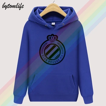 Club Brugge Belgia, Bruges, fc Camisa Retro Toamna de înaltă calitate unisex Sus Hoodie Mens lână Îmbrăcăminte Tricou Pulover din Asia