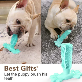 Consumabile pentru animale de companie en-Gros Kong Jucărie pentru Câini de Cauciuc Catelus Dentitie Jucarii Dropshipping Periuta de dinti pentru Caini Catelus Jucărie Câine Periuta de dinti