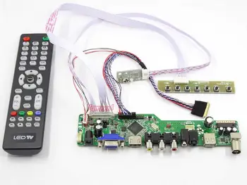 Controler de Bord Kit pentru LP156WH2-TLQA LP156WH2-TLA1 LP156WH2-TLC1 TV+HDMI+VGA+AV+USB, LCD, ecran LED Driver de Placa