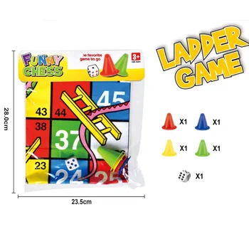 Copii Ludo Șerpi și Scări de Bord Jocuri pentru Copii Mari Dimensiuni IQ Puzzle Mat Activite Creative Pour Enfant Giochi Bambini