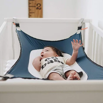 Copil Copil Hamac Nou-Născut Copil Pat De Dormit În Condiții De Siguranță Detasabile Patut Patutul Leagan Elastic Hamac Reglabil Net De Călătorie Portabil