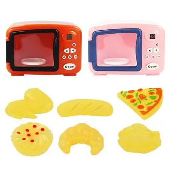 Copilul Bucătărie Jucării Simulare Cuptor cu Microunde Jucarii Educative Mini-Bucatarie Alimente Pretinde Joc de Tăiere de Rol Fete Jucarii