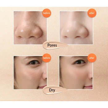 Cosmetice coreene Pernă de Aer BB Cream 15g Anticearcan Natural de Melc Hidratare Fundație Machiaj Albire Goale Pentru Fata de Frumusete