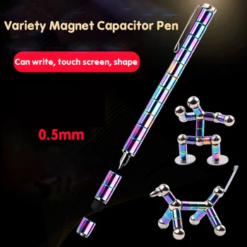 Creative Magnetic, Pix Cu Gel Pix Cadou De Metal Varietate Magnet Magnetic Rezistent La Apa Condensator Joc Cool Variabilă De Decompresie Pen Cadou