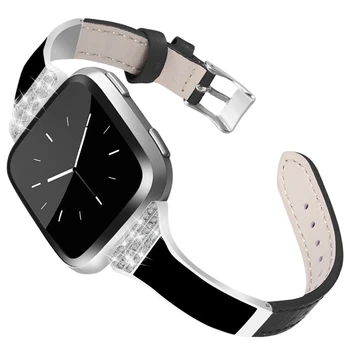 Curea de ceas pentru Fitbit-Versa Brățară Bandă de Înlocuire Metal Sport Watchband pentru Fitbit-Versa Lite