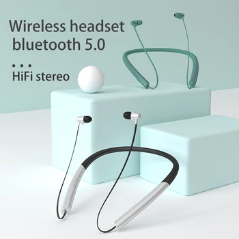 Căști fără fir Bluetooth care Rulează Gât Atârnând Căști Sport Cască HD Apel Stereo Magnetice Impermeabile Pentru Xiaomi, Huawei