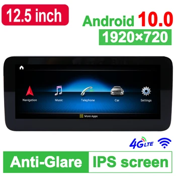 D-1202，10.25 8 inch Core Android 10.0 Sistem GPS Auto Navigatie Media Radio Stereo Pentru Mercedes-Benz a W176 GLA X 156 CLA C117