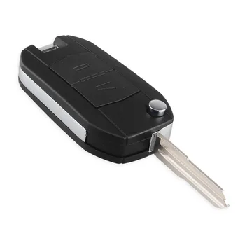 Dandkey Flip Key Remote Shell Pentru Vauxhall Opel Corsa C, Combo, Tigra Meriva Agila Modificat De 2 Butonul Martor Cheie În Cazul Fob Lăsat Lama