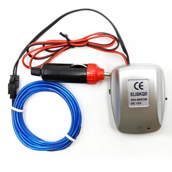 DC12V Bricheta Auto de Alimentare Adaptor Controller Driver Invertor Pentru 1-6M El Sârmă Electroluminiscente Lumină,La AC DC