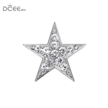 DCEE Hotsale magnetic brosa Stras de Cristal Aliaj STAR Brosa Bijuterii de Nunta cod Pin Pentru Femei Barbati magnet brosche