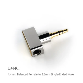 DD ddHiFi DJ44B DJ44C, de sex feminin 4.4 Echilibrat adaptor. Se aplică 4.4 mm pentru căști cablu, de la branduri, cum ar fi Astell&Kern, FiiO, etc.