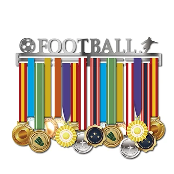 DDJOPH Fotbal medalie cuier Medalie de afișare rack suport de Fotbal medalie rack Sport medalie de cuier