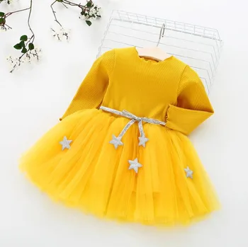 De craciun Noi Dantela Baby Girl Dress 1 2 3 4 Ani Fete pentru Copii de Ziua Rochii Vestido petrecere rochie de printesa pentru copii