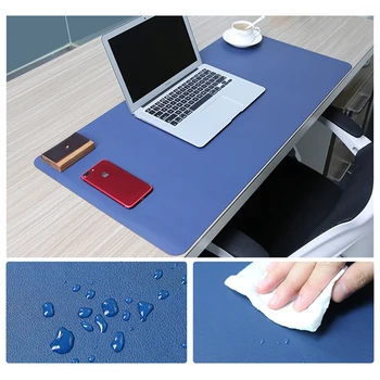 De Dimensiuni mari din Piele PU Mouse Pad-uri Office Acasă Tabelul Mouse Pad Laptop Mousepad din Piele Moale Notebook Mat Anti-alunecare