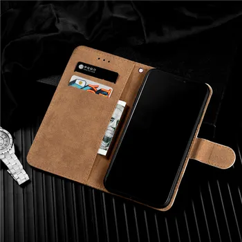 De lux Flip case Pentru Vivo V17 Neo Y11 Y12 Y15 Y17 Y19 IQOO PRO Y81 Y83 Y93 Y95 Y91i Y91c Y1S Caz din Piele Portofel Stand BookCover
