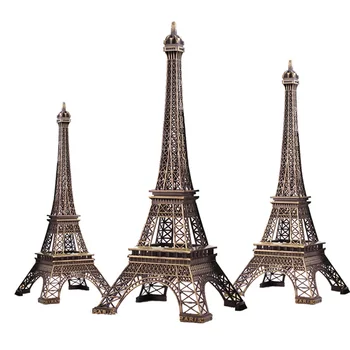 De mari Dimensiuni 48cm Turnul Eiffel Metalice Model Meserii Vintage Culoare Bronz Separare Design Pentru Biroul de Acasă Decorare