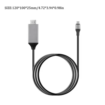 De tip c USB-C la HDMI HDTV 4K pentru Samsung Galaxy Note 8 9 S10+ Plus de Tip C la HDMI Cablu Adaptor Audio prelungitor Polybag