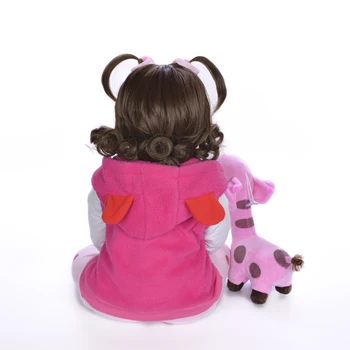 De Vânzare la cald 60 cm Silicon Moale în Viață Renaște Păpuși de Moda Realiste Papusa Printesa de Jucării pentru Copii Pentru Fete Copii Casa de Cadou de Ziua de nastere