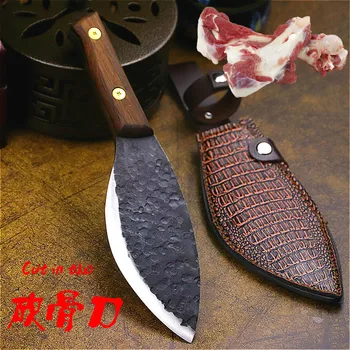DEHONG Japoneză din oțel carbon de înaltă manual de os Ascuțit cuțite de Bucătărie os freze de uz casnic os freze lemn în aer liber cuțite