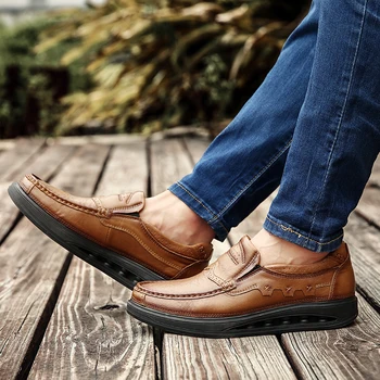 DEKABR 2021 Moda Confortabil Pantofi Casual Mocasini Barbati Pantofi de Înaltă Calitate din Piele Pantofi Pentru Bărbați Apartamente de Vânzare Fierbinte