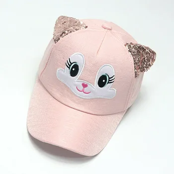 Desene animate drăguț pentru copii coreean cat de baseball capac copil pălărie primavara vara noi baby boy fata de soare pălărie beanie copil roz pălării capac
