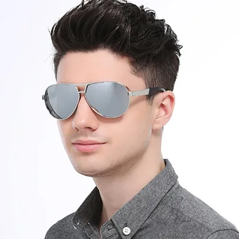 DESIGN de BRAND Polarizat ochelari de Soare Clasic Oameni de Metal UV400 ochelari de soare de sex Masculin de Conducere Ochelari de Soare Nuante Gafas Oculos De Sol hombre