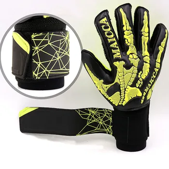 Design nou Copil mănuși de portar de fotbal Îngroșat Latex Deget de Protecție moale mănuși de portar Adulți Fotbal Portar Mănuși