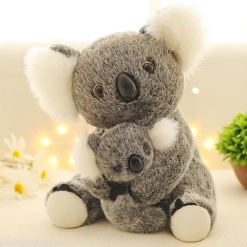 Despre 30cm minunat koala jucarie de plus hug copii koala papusa moale jucărie pentru copii cadou de ziua b1874
