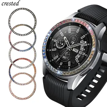Diamant Caz Pentru Samsung Galaxy Watch 42mm caz inel protector de acoperire de moda Sport Adeziv Metal bara Accesorii colorate 42