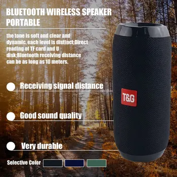 Difuzor portabil Bluetooth Wireless Bass Coloana Impermeabil în aer liber Difuzor Suport TF FM USB
