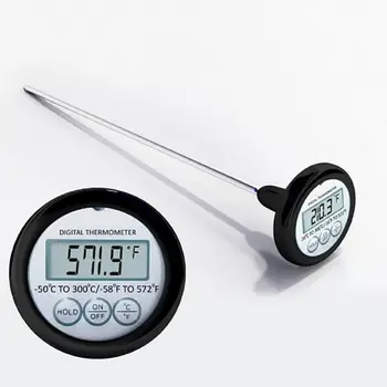 Digital portabil GRĂTAR, Alimentare Sonda de Carne de Bucătărie de Gătit Mâncare Grill Termometru Temperatura Lichidului Instrument 77UD