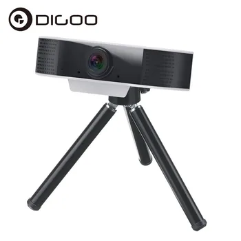 DIGOO DG-PCS2 Disk-free USB Web Camera 1080P 2MP 25FPS/30FPS Built-In Microfon, MICROFON, Calculator, aparat de Fotografiat cu Trepied Suport