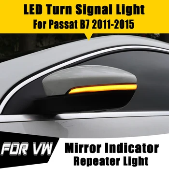 Dinamică LED Lumina de Semnalizare care Curge Apa de Semnalizare Pentru Volkswagen VW Passat B7 CC, Scirocco, EOS Beetle 2011 Lumină Intermitentă