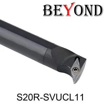 DINCOLO de SVUCR S20R-SVUCR11 S20R-SVUCL11 Strung cnc de cotitură instrumente Interne de suport instrument de metal Plictisitor Bar 20mm insertii carbură VCMT