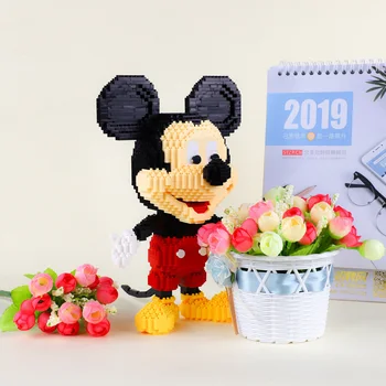 Disney 1831pcs+ Mickey Mouse Blocuri de Diamant Mirco Model 3D Mouse Desene animate Clasice Mini Cărămizi de Construcție Cifre pentru Cărămizi Jucarii
