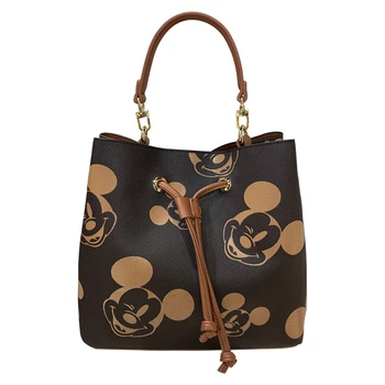 Disney Doamna geanta de Umar Mickey Mouse de Mare Capacitate geanta Shopper doamna geantă de mână de femei de cumpărături de Moda de petrecere a timpului Liber Ghiozdan Cadou