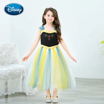 Disney pentru Copii Rochie de Îmbrăcăminte Pentru Congelate ANNA Pricess Copii 5-Strat de Zăpadă Fusta Fata, Fusta Cadou