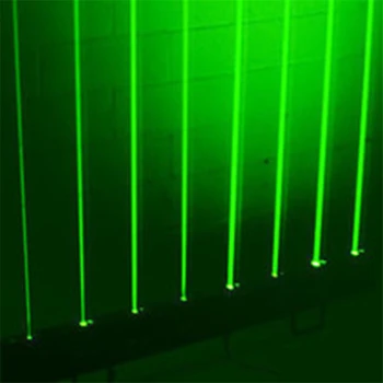 DJ profesionist lumini laser proiector 8 ochii RGB în mișcare cap lumina laser DMX linie laser efecte etapă de iluminare pentru Disco party